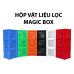 HỘP ĐỰNG VẬT LIỆU LỌC MAGIC BOX - XANH 12x12x11CM