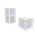 HỘP ĐỰNG VẬT LIỆU LỌC MAGIC BOX - TRẮNG 12x12x11CM